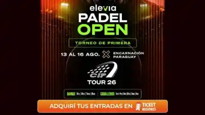 Pádel de elite en Encarnación: el Nº 6 del mundo, una joya misionera y el mejor paraguayo en la misma cancha