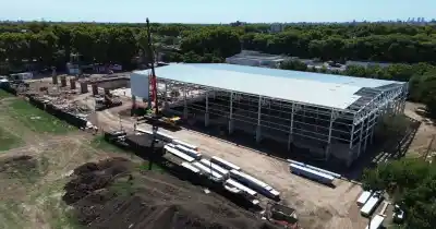 Rosario a media agua: el avance del Centro Acuático que sorprende a seis meses de los Suramericanos