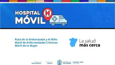 Atención gratuita en Plaza Terán: el Hospital Móvil llega con controles y estudios para toda la familia