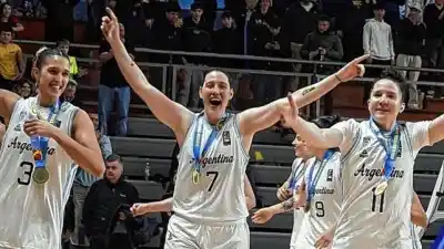 La entrerriana que brilló en la final y llevó a Argentina a lo más alto del básquet sudamericano