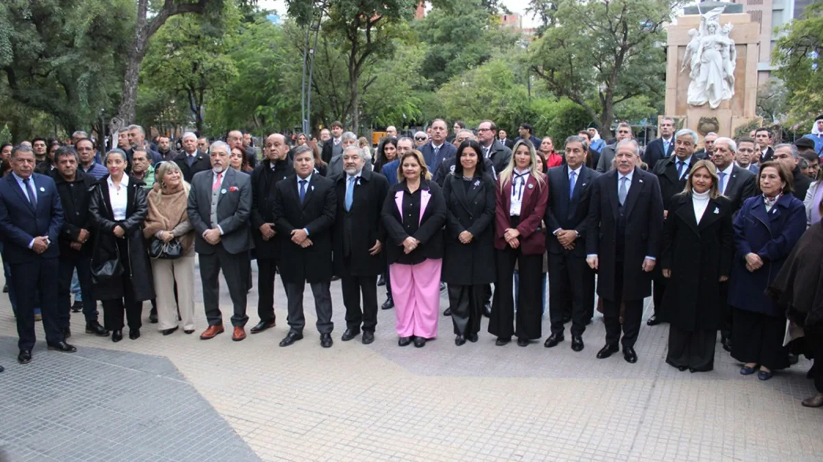 Magistrados del STJ en el acto