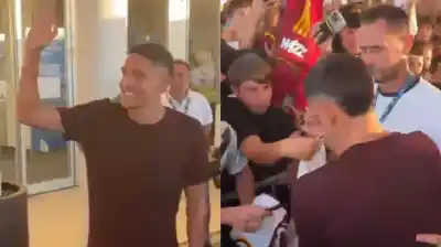 El recibimiento de locura que tuvo Nahuel Molina en su llegada a la Roma