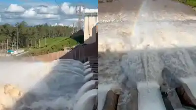El dique de Las Termas de Río Hondo libera un caudal inusual y activa la alerta naranja