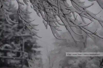 Alerta en Bariloche: cortan el Circuito Chico por hielo y nieve en la calzada