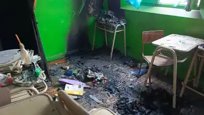 Asalto y fuego en una escuela de La Quiaca: los daños que encontraron las autoridades