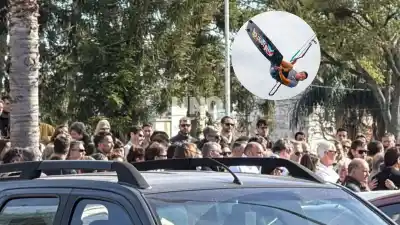 Multitud emocionada despidió al instructor de kitesurf Fernando Cappi en Santa Fe