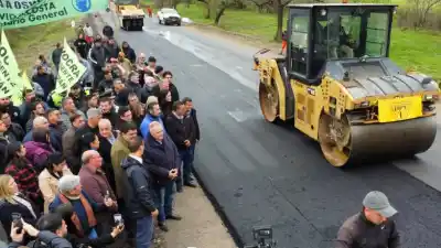 Jaldo recorrió la Ruta 323: la obra que promete unir dos rutas nacionales y transformar Leales