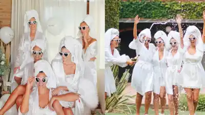 El ritual secreto de Emily Lucius: lo que hizo con su “bride squad” antes de casarse con el sobrino de Macri