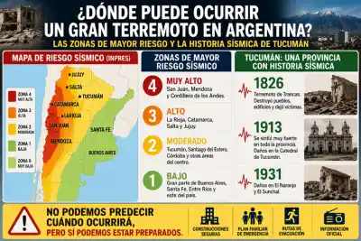 La historia sísmica de Tucumán que pocos conocen y mantiene en alerta a la provincia