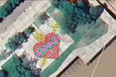 Quieren batir un récord mundial en Paraná: formarán un corazón humano gigante y lo filmarán con drones