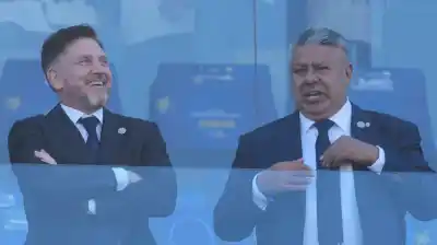 Chiqui Tapia salió a respaldar a la Conmebol tras la suspensión del partido de River: qué dijo