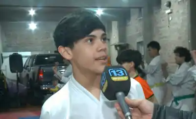 El sanjuanino de 15 años que hará historia en el Panamericano de Karate y necesita ayuda para viajar
