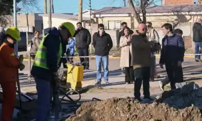 Arrancó la obra que promete terminar con los desbordes en Comodoro: qué se sabe del nuevo conducto