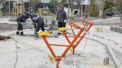 Guaymallén estrena dos plazas modernas en Villa Nueva: ¿qué incluyen?