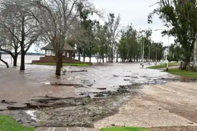 El río vuelve a la normalidad: habilitan el paso fronterizo entre Monte Caseros y Bella Unión