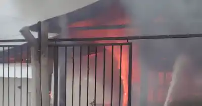 Tragedia en Cerrillos: el fuego arrasó con una casa y la familia perdió a sus cinco perros