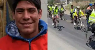De la calle a la fe: la increíble travesía en bicicleta de un joven que prometió llegar al Milagro