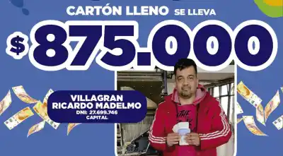 ¿Tenés el cartón ganador? El Cartonazo reparte $1.250.000 esta semana