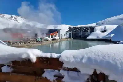 Termas Nieve: el secreto invernal de Copahue que atrae a visitantes de todo el mundo