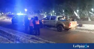 Un conductor con 2,48 g/l de alcohol en sangre perdió su camioneta en Las Heras