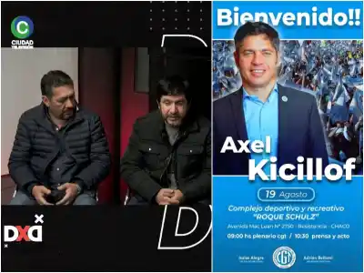 Kicillof desembarca en Chaco: la CGT local lo proclama como el próximo presidente