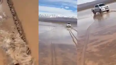 El médico mendocino que metió su Hilux en la Pampa del Leoncito rompió el silencio: qué dijo para justificarse