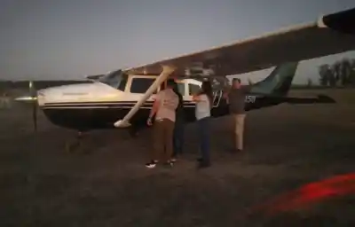 Abandonada y con el motor adulterado: la avioneta que puso en alerta a Gendarmería en el departamento Mitre