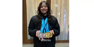 Sorpresa en el hielo: la misionera que fue a probarse y volvió con 5 medallas