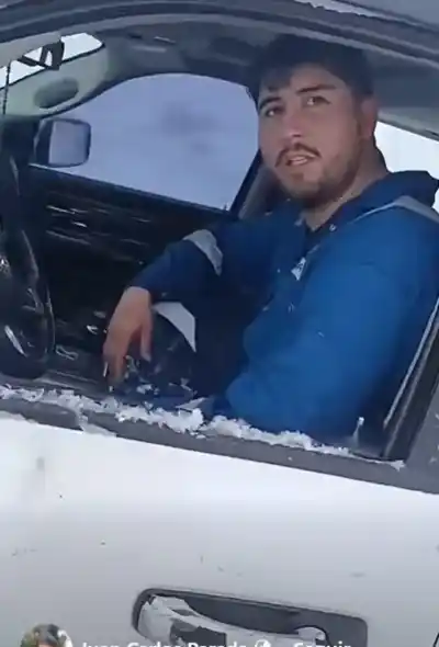 La pesadilla de un conductor: 12 horas atrapado en la nieve en la Ruta 6