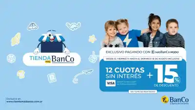 Día de la Niñez: el Banco de Corrientes lanza descuentos de hasta 30% y cuotas sin interés