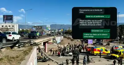 Misterioso mensaje de una mujer que dice tener un video del accidente del Acceso Este sacude la causa
