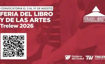 Trelew abre la inscripción para la Feria del Libro y las Artes 2026: ¿te vas a quedar afuera?