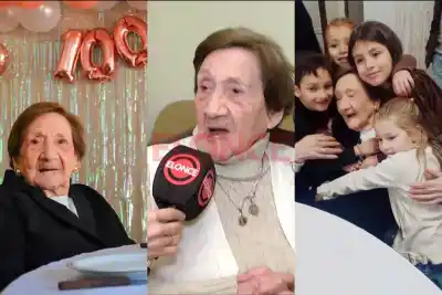 La abuela 'Coco' cumplió 100 años y sorprendió a todos con un secreto que nunca contó