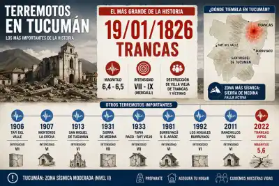 El día que la tierra rugió en Trancas: la historia sísmica que Tucumán no puede ignorar