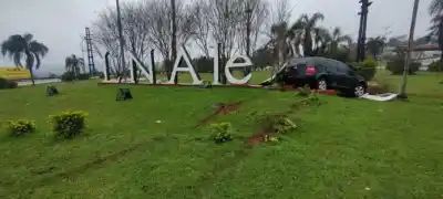 Un joven de 21 años terminó despistando en la Ruta 14: el dato que sorprendió a los efectivos