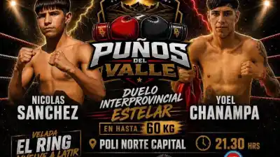 Vuelve el boxeo a Catamarca: duelo interprovincial que promete emociones fuertes