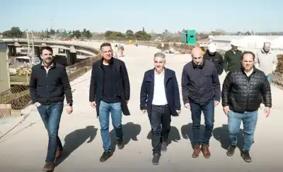 Córdoba: el viaducto de Vélez Sarsfield ya tiene su hormigón y avanza hacia la etapa final