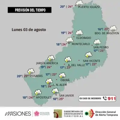 Alerta en Misiones: cinco semanas de lluvias intensas y tormentas severas por El Niño