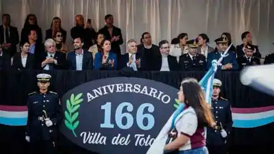 El gobernador Llaryora, protagonista en el 166° aniversario de Villa del Totoral