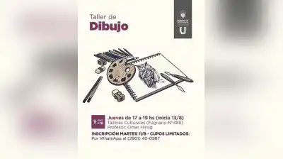 Ushuaia: se abre la inscripción para un taller de dibujo que arranca esta semana