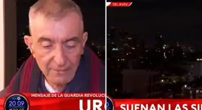 En Vivo Desde Israel: La Alarma Interrumpe la Transmisión y el Equipo Debe Correr a Refugiarse
