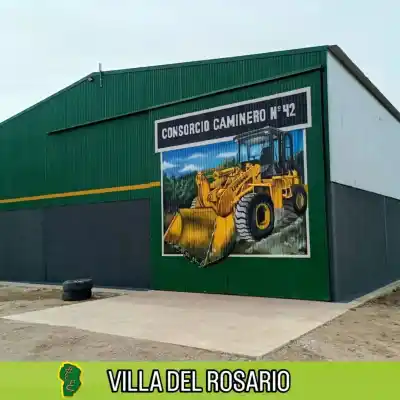 El Consorcio Caminero de Villa del Rosario estrenó un galpón clave en el parque industrial