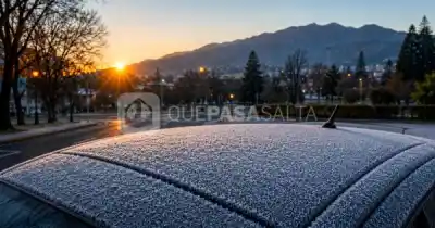 Salta se despierta bajo cero: el frío extremo que marca el miércoles y cuándo llega el alivio