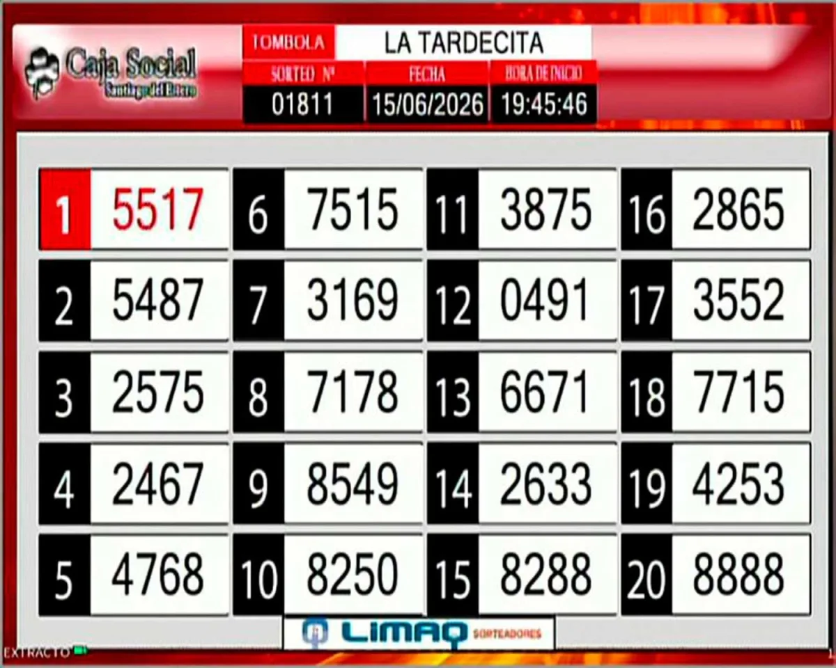 Resultados Tardecita