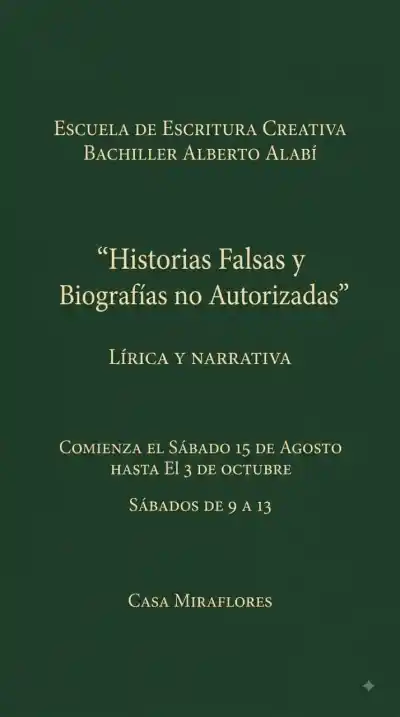 ¿Te animás a escribir tu propia ficción? Un taller en Jujuy te enseña cómo