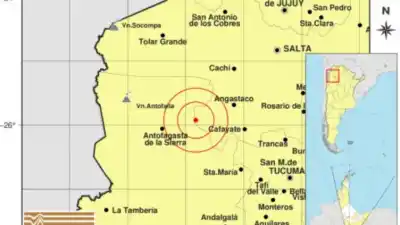 Madrugada de temblores en Catamarca: dos sismos sacudieron el oeste provincial