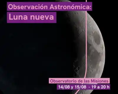 El cielo misionero se prepara para dos noches únicas de observación lunar