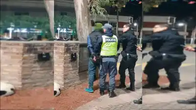 El detalle que delató al prófugo en pleno patrullaje