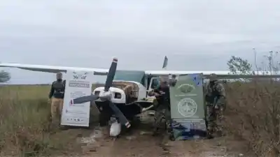Hallan avioneta enterrada en un humedal santiagueño: la matrícula que complica todo
