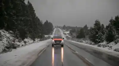 Alerta en Río Negro: hielo en las rutas y cadenas obligatorias en varios tramos